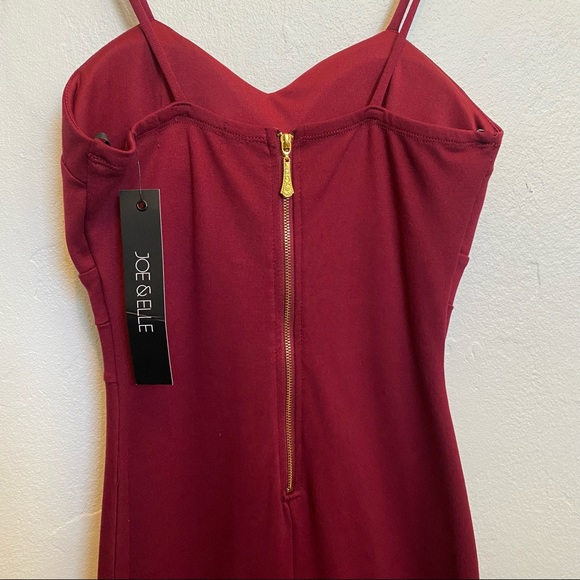 👗NWT! Beautiful Joe & Elle knee length, dark red cocktail dress. - Picture 7 of 9